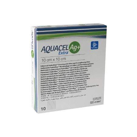 Aquacel Ag+ Extra ConvaTec Apósito De Hidrofibra De 10 X 10 CM