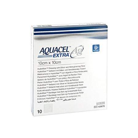 Aquacel Ag Extra ConvaTec Apósito De Hidrofibra De 10 X 10 CM-2