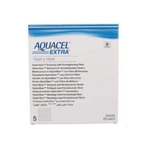 Aquacel Extra ConvaTec Apósito De Hidrofibra De 15 X 15 CM Caja