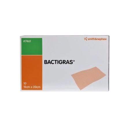 Smith & Nephew Bactigras Gasa Parafinada Con Clorhexidina Estéril De 15 X 20 CM